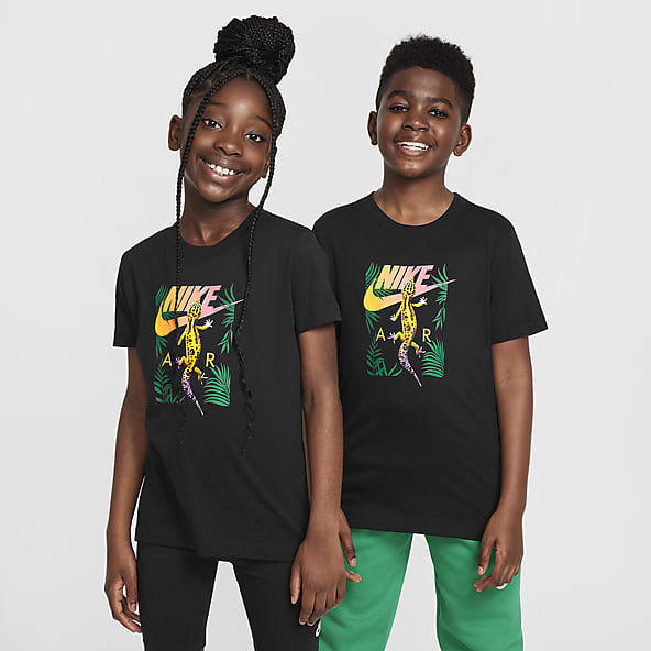 Girls Black Tops T Shirts. Nike